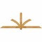 Ekena Millwork Redmond Rough Sawn Timber Gable Bracket, Western Red Cedar, 84"W x 31"H x 4"D x 4"F, 9/12 Pitch GBW084X31X0404RED00RWR - alternate 1